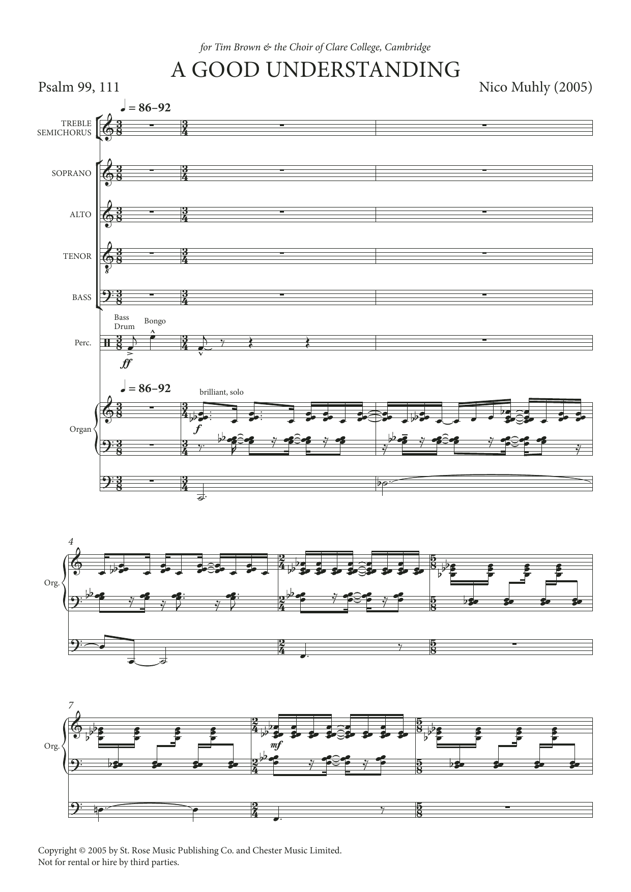 Download Nico Muhly A Good Understanding Sheet Music and learn how to play SATB Choir PDF digital score in minutes