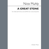Download or print Nico Muhly A Great Stone Sheet Music Printable PDF -page score for Classical / arranged SATB Choir SKU: 509468.
