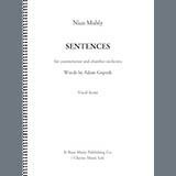 Download or print Nico Muhly Sentences Sheet Music Printable PDF -page score for Classical / arranged Piano & Vocal SKU: 509446.
