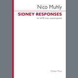 Download or print Nico Muhly Sidney Responses Sheet Music Printable PDF -page score for Classical / arranged SATB Choir SKU: 1469621.