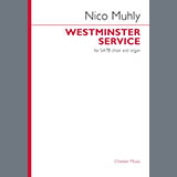 Download or print Nico Muhly Westminster Service Sheet Music Printable PDF -page score for Classical / arranged SATB Choir SKU: 1645720.