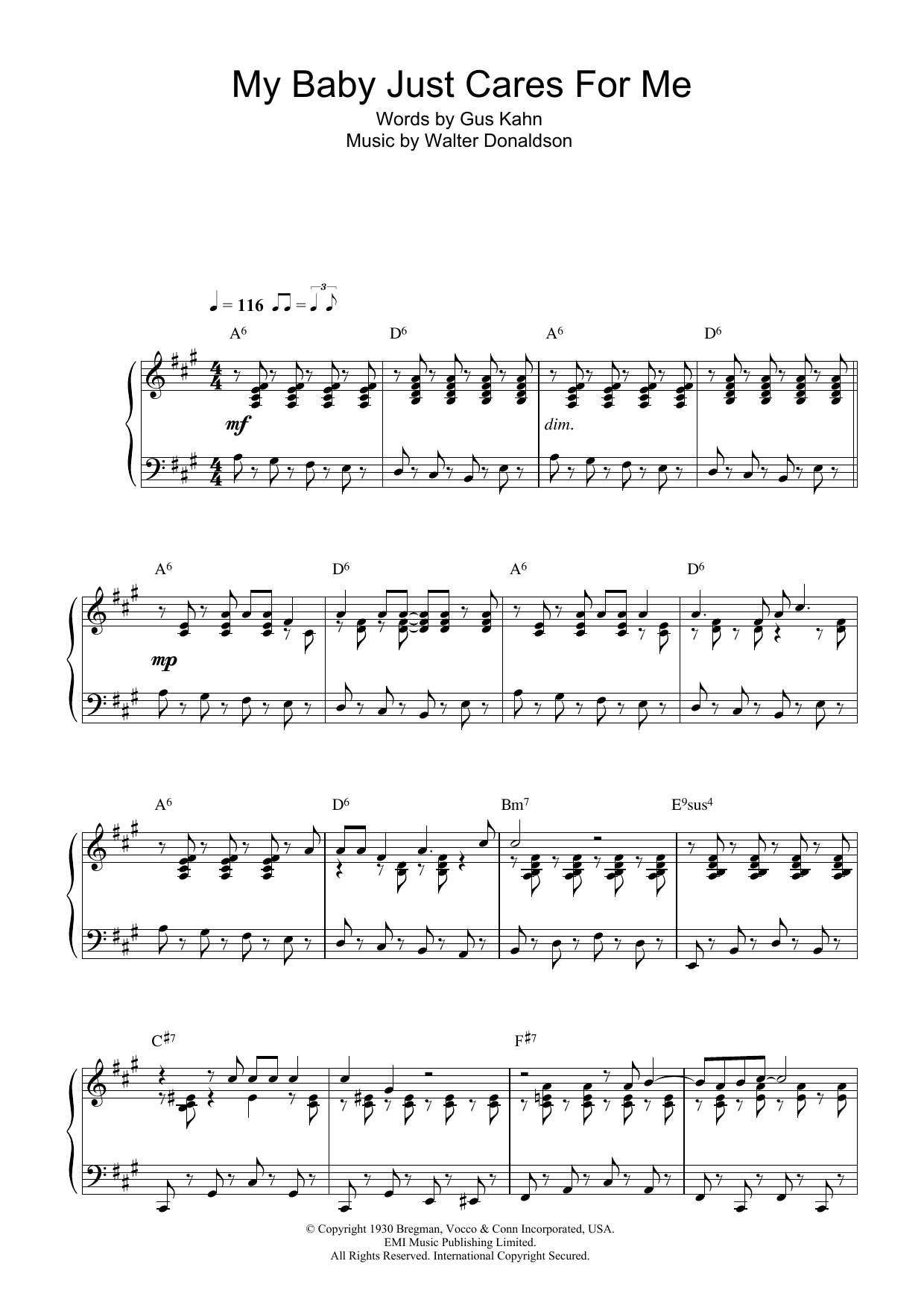Download Nina Simone My Baby Just Cares For Me Sheet Music and learn how to play Drums PDF digital score in minutes
