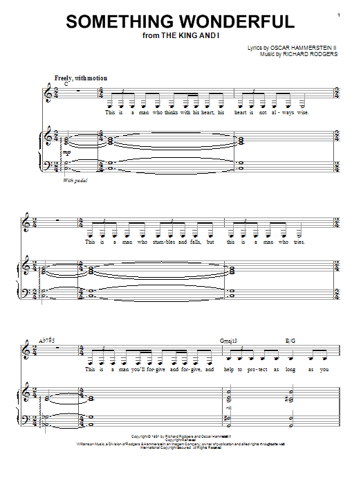 Download Nina Simone Something Wonderful Sheet Music and learn how to play Piano & Vocal PDF digital score in minutes
