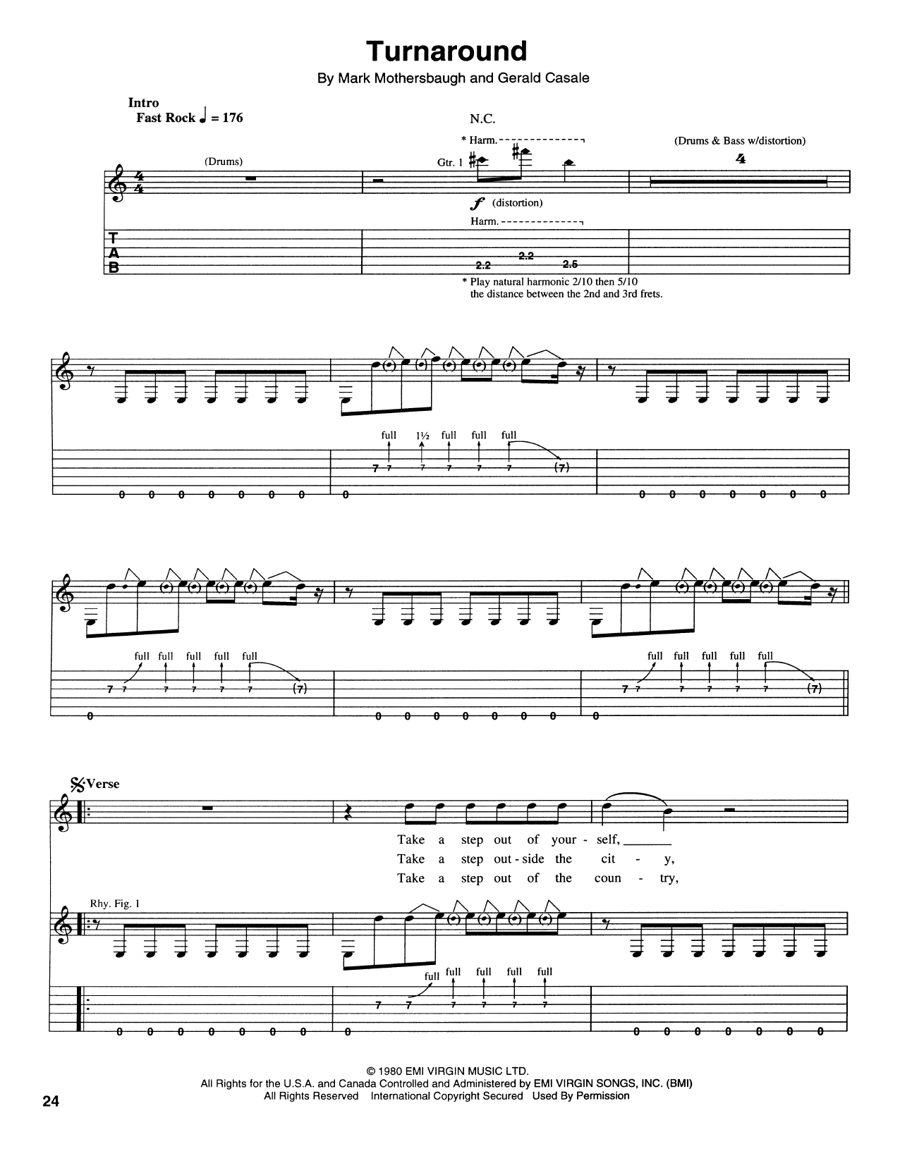 Download Nirvana Turn Around Sheet Music and learn how to play Piano, Vocal & Guitar Chords (Right-Hand Melody) PDF digital score in minutes