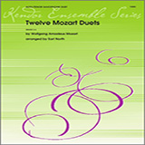 Download or print North Twelve Mozart Duets Sheet Music Printable PDF -page score for Unclassified / arranged Wind Ensemble SKU: 124803.
