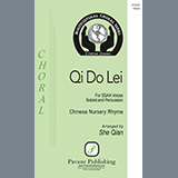 Download or print Nursery rhyme of Qi do lei Qi Do Lei (arr. She Qian) Sheet Music Printable PDF -page score for Concert / arranged SSA Choir SKU: 441949.