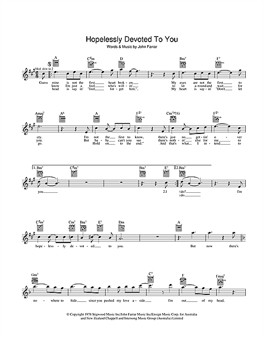 Download Olivia Newton-John Sheet Music and learn how to play Trumpet PDF score in minutes