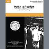 Download or print Oscar Peterson Hymn to Freedom (arr. Jim Clancy) Sheet Music Printable PDF -page score for Barbershop / arranged TTBB Choir SKU: 432526.