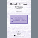 Download or print Seppo Hovi Hymn To Freedom Sheet Music Printable PDF -page score for Religious / arranged SSA SKU: 185894.