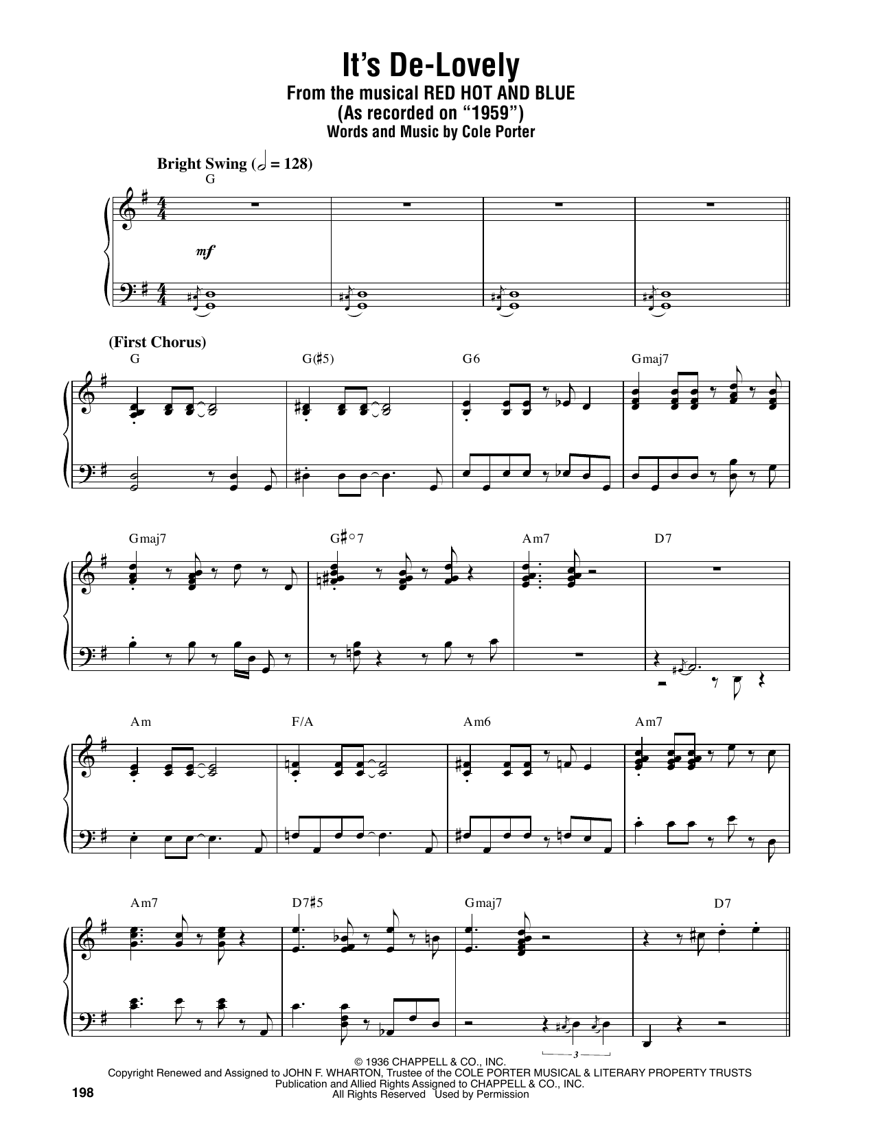 Download Oscar Peterson It's De-Lovely Sheet Music and learn how to play Piano Transcription PDF digital score in minutes