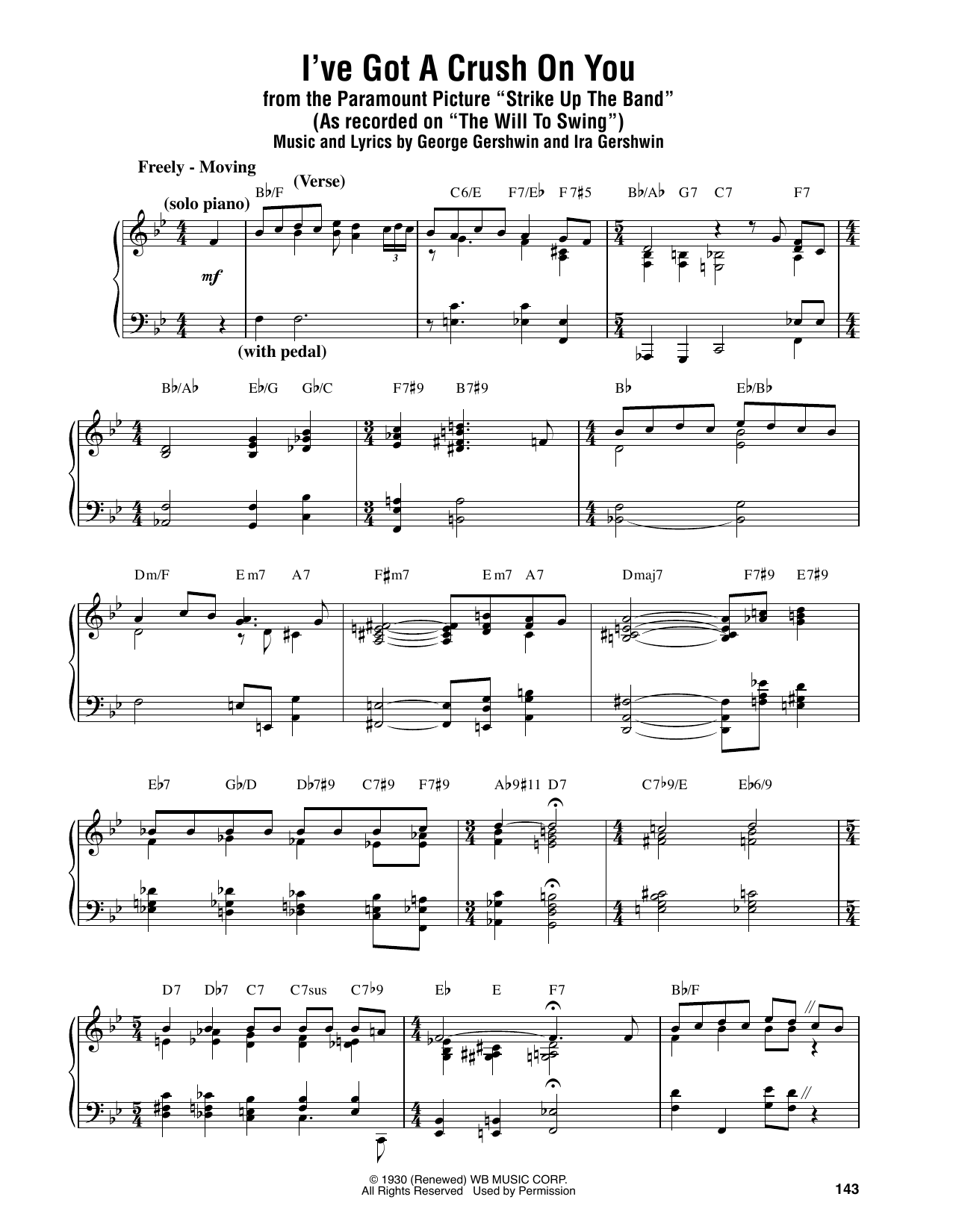 Download Oscar Peterson I've Got A Crush On You Sheet Music and learn how to play Piano Transcription PDF digital score in minutes