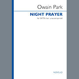 Download or print Owain Park Night Prayer Sheet Music Printable PDF -page score for A Cappella / arranged SATB Choir SKU: 487480.