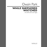 Download or print Owain Park While Shepherds Watched Sheet Music Printable PDF -page score for Classical / arranged SATB Choir SKU: 1791358.