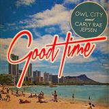 Download or print Owl City Good Time (feat. Carly Rae Jepsen) Sheet Music Printable PDF -page score for Pop / arranged Piano, Vocal & Guitar (Right-Hand Melody) SKU: 114732.