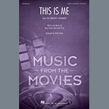 Download or print Pasek & Paul This Is Me (from The Greatest Showman) (arr. Kirby Shaw) Sheet Music Printable PDF -page score for Film/TV / arranged SATB Choir SKU: 443192.