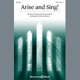 Download or print Patricia Mock Arise And Sing (arr. Michael Barrett) Sheet Music Printable PDF -page score for Sacred / arranged SATB Choir SKU: 470183.