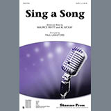 Download or print Paul Langford Sing A Song - Guitar Sheet Music Printable PDF -page score for Disco / arranged Choir Instrumental Pak SKU: 304162.