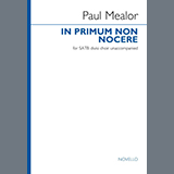 Download or print Paul Mealor In Primum Non Nocere Sheet Music Printable PDF -page score for Classical / arranged Choir SKU: 1626534.