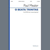 Download or print Paul Mealor O Beata Trinitas Sheet Music Printable PDF -page score for Sacred / arranged SATB Choir SKU: 507496.