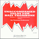 Download or print Pederson Unaccompanied Solos For Bass Trombone, Volume 1 Sheet Music Printable PDF -page score for Unclassified / arranged Brass Solo SKU: 124774.