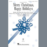 Download or print Roger Emerson Merry Christmas, Happy Holidays Sheet Music Printable PDF -page score for Pop / arranged SATB SKU: 186217.