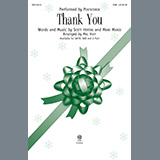 Download or print Pentatonix Thank You (arr. Mac Huff) Sheet Music Printable PDF -page score for Pop / arranged 2-Part Choir SKU: 1194337.