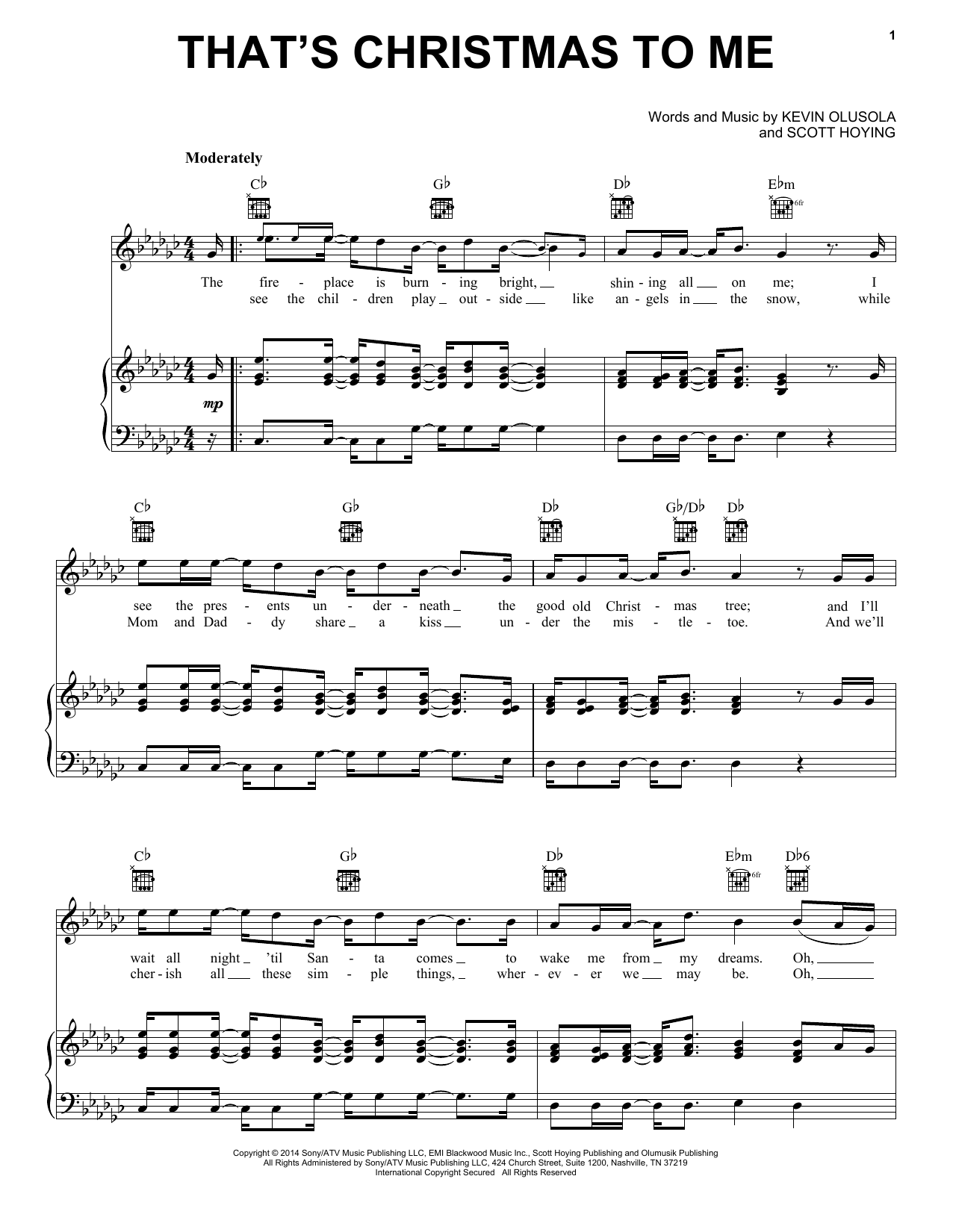 Download Pentatonix That's Christmas To Me Sheet Music and learn how to play Trumpet Solo PDF digital score in minutes
