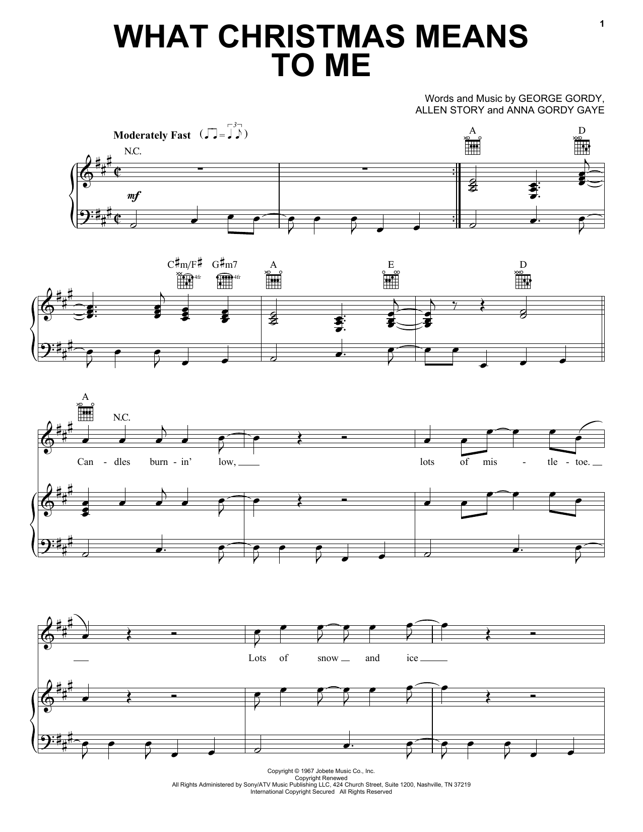 Download Pentatonix What Christmas Means To Me Sheet Music and learn how to play Piano, Vocal & Guitar Chords (Right-Hand Melody) PDF digital score in minutes