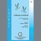 Download or print Peter Boyer I Dream A World Sheet Music Printable PDF -page score for Concert / arranged 2-Part Choir SKU: 424169.