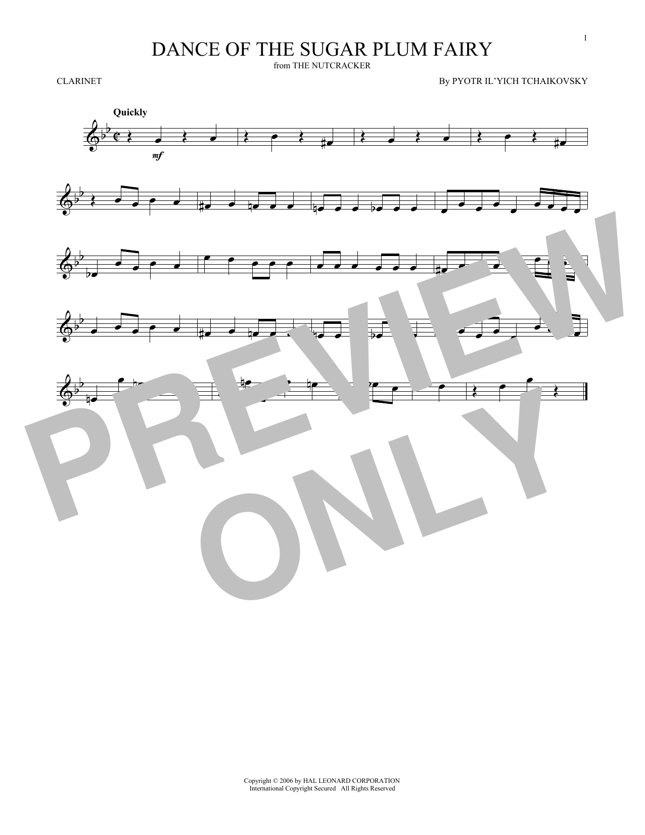 Download Pyotr Il'yich Tchaikovsky Dance Of The Sugar Plum Fairy, Op. 71a (from The Nutcracker) Sheet Music and learn how to play Flute and Piano PDF digital score in minutes