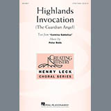 Download or print Peter Robb Highlands Invocation Sheet Music Printable PDF -page score for Festival / arranged 4-Part SKU: 178931.