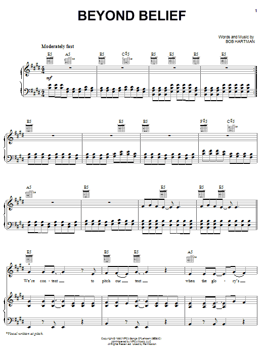 Download Petra Beyond Belief Sheet Music and learn how to play Piano, Vocal & Guitar (Right-Hand Melody) PDF digital score in minutes