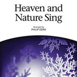 Download or print Philip Kern Heaven And Nature Sing Sheet Music Printable PDF -page score for Winter / arranged SATB SKU: 154508.