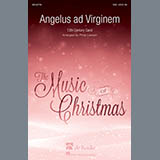 Download or print Christmas Carol Angelus Ad Virginem (arr. Philip Lawson) Sheet Music Printable PDF -page score for World / arranged SSA SKU: 160373.