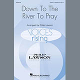 Download or print Philip Lawson Down To The River To Pray Sheet Music Printable PDF -page score for Folk / arranged SSAA Choir SKU: 410436.