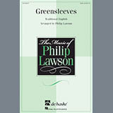 Download or print Philip Lawson Greensleeves Sheet Music Printable PDF -page score for Concert / arranged SAB SKU: 175824.