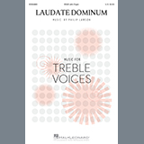 Download or print Philip Lawson Laudate Dominum Sheet Music Printable PDF -page score for Concert / arranged SSAA Choir SKU: 1221790.