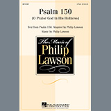 Download or print Philip Lawson Psalm 150 (O Praise God in His Holiness) Sheet Music Printable PDF -page score for Concert / arranged 2-Part Choir SKU: 501471.