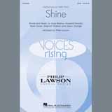 Download or print Philip Lawson Shine Sheet Music Printable PDF -page score for Concert / arranged SATB Choir SKU: 409077.