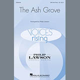 Download or print Philip Lawson The Ash Grove Sheet Music Printable PDF -page score for Concert / arranged SAB Choir SKU: 410590.