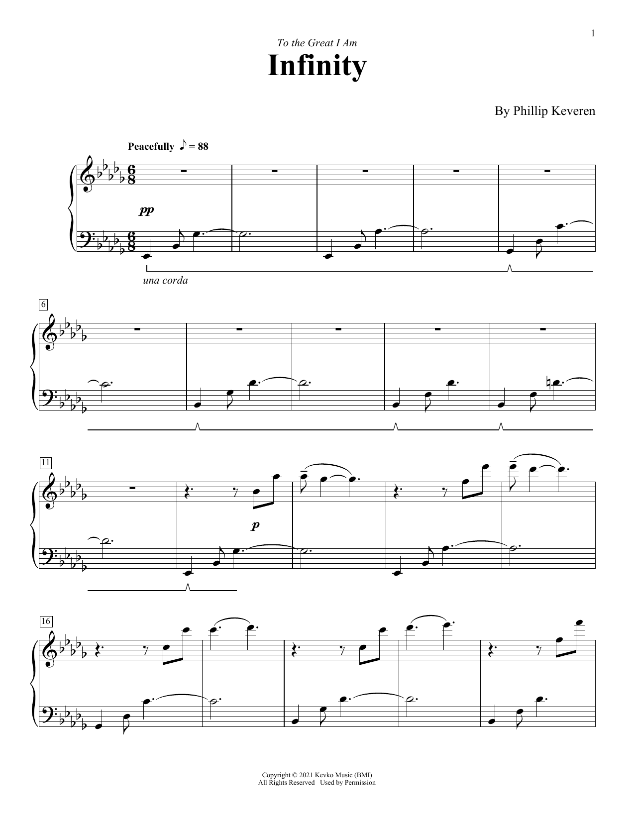 Download Phillip Keveren Infinity Sheet Music and learn how to play Piano Solo PDF digital score in minutes