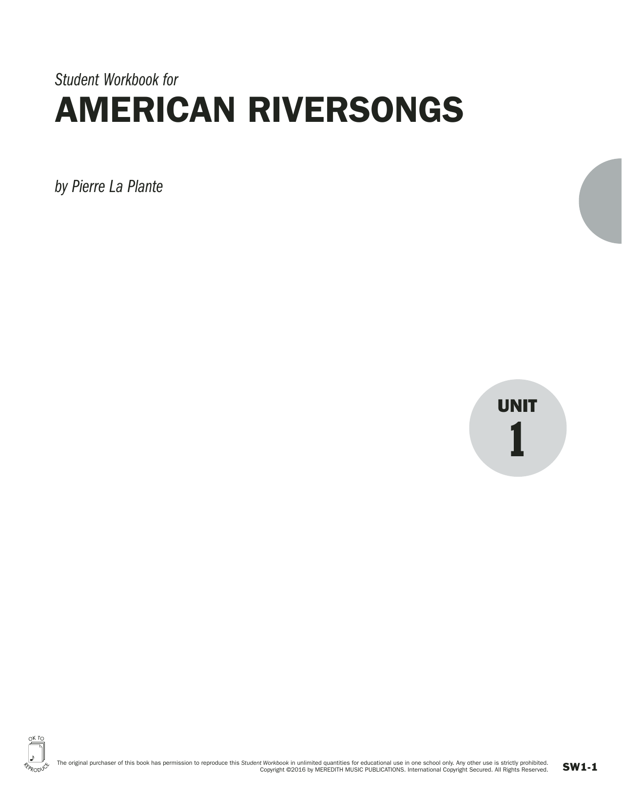 Download Pierre La Plante Guides to Band Masterworks, Vol. 6 - Student Workbook - American Riversongs Sheet Music and learn how to play Instrumental Method PDF digital score in minutes