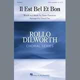 Download or print Pierre Passereau Il Est Bel Et Bon (arr. David Das) Sheet Music Printable PDF -page score for Concert / arranged SAB Choir SKU: 469825.