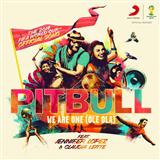 Download or print Pitbull We Are One (Ole Ola) (feat. Jennifer Lopez) Sheet Music Printable PDF -page score for Pop / arranged Piano, Vocal & Guitar (Right-Hand Melody) SKU: 118760.