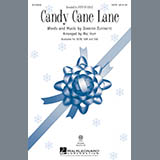 Download or print Point Of Grace Candy Cane Lane (arr. Mac Huff) Sheet Music Printable PDF -page score for Christmas / arranged SATB Choir SKU: 1420927.