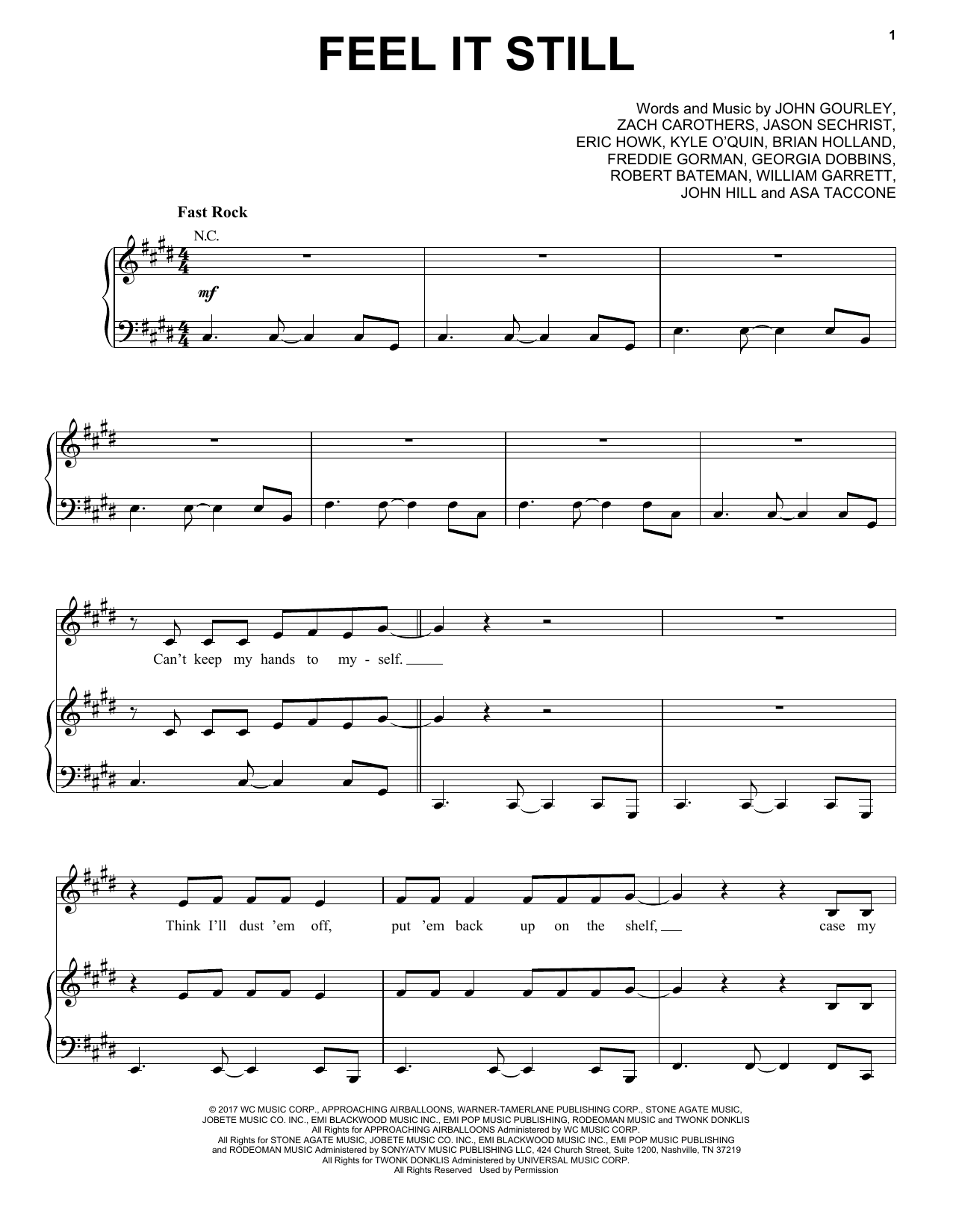 Download Portugal. The Man. Feel It Still Sheet Music and learn how to play Super Easy Piano PDF digital score in minutes