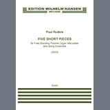 Download or print Poul Ruders Five Short Pieces Sheet Music Printable PDF -page score for Classical / arranged String Ensemble SKU: 1813418.