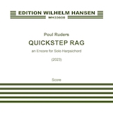 Download or print Poul Ruders Quickstep Rag Sheet Music Printable PDF -page score for Classical / arranged Piano Solo SKU: 1632466.