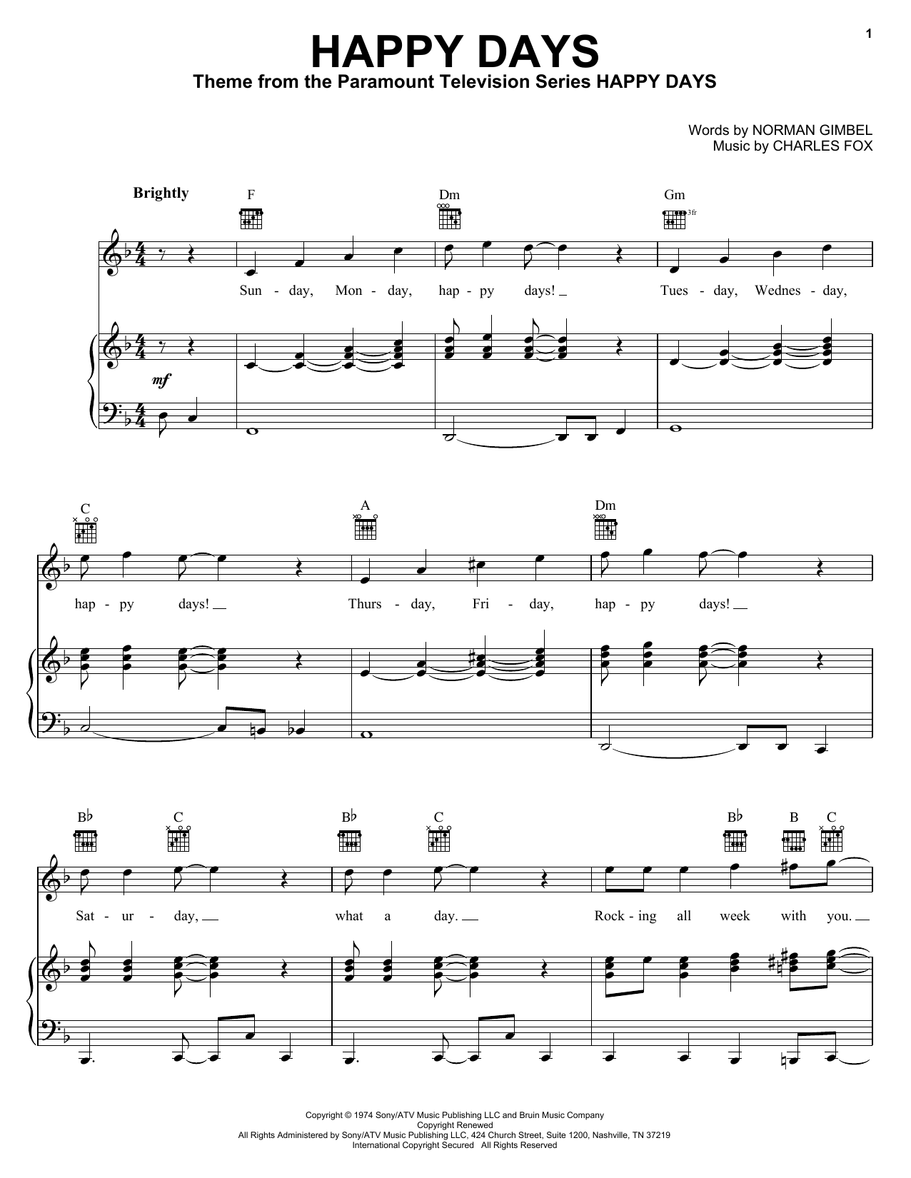 Download Pratt & McClain Sheet Music and learn how to play Piano, Vocal & Guitar (Right-Hand Melody) PDF score in minutes