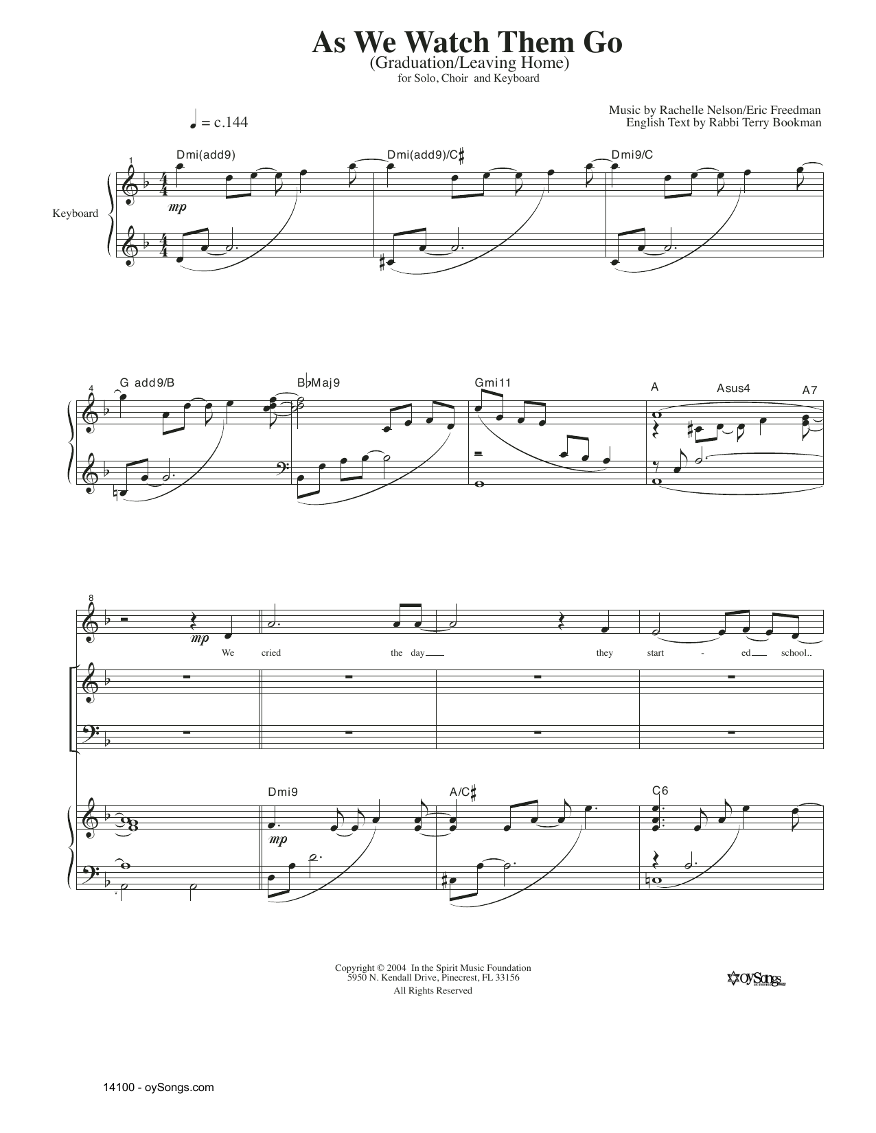 Download Rachelle Nelson As We Watch Them Grow Sheet Music and learn how to play SATB Choir PDF digital score in minutes